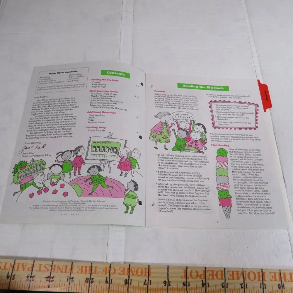 How Many BIG BOOK (almost 2 feet tall) with teacher pages CLASSROOM SIZE